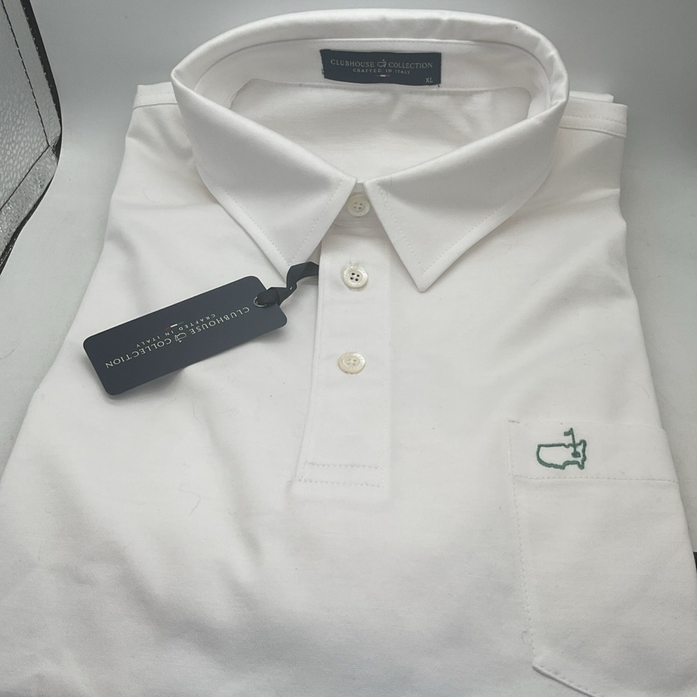 Clubhouse Collection - S/S Golf Polo Shirt - White - Men's Size X-Large